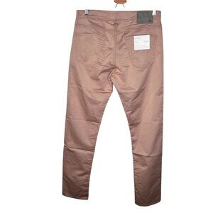 AG Adriano Goldschmied Tellis Modern Slim Airluxe Pink Twill Pants 32x34